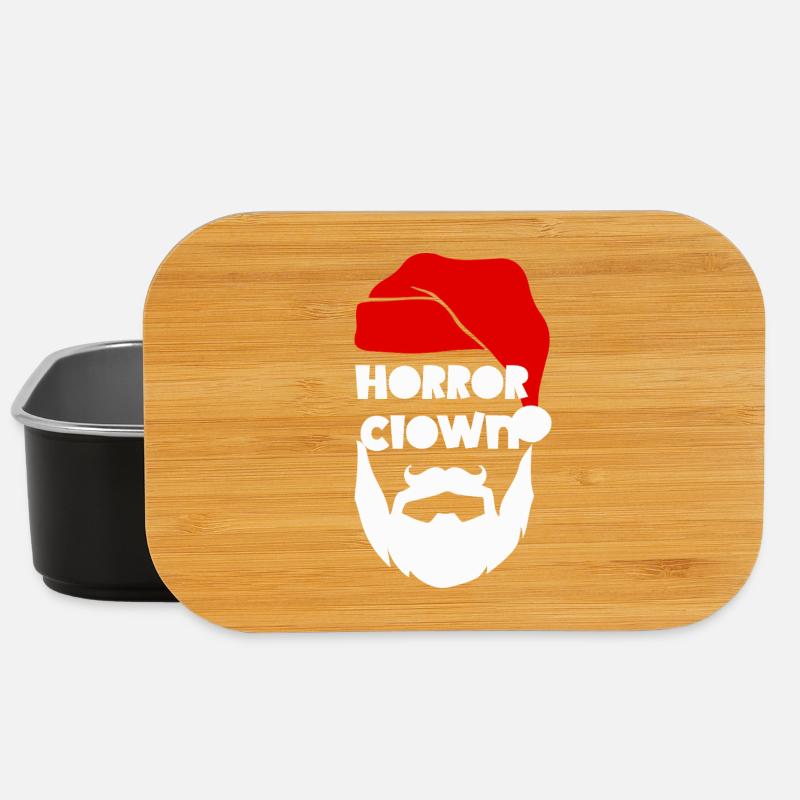 Horror Clown Santa - Lunch Box - Schwarz