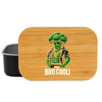Lustiges Brokkoli Shirt für Gym Lovers und Vegetarier - Lunch Box - Schwarz - Vorne