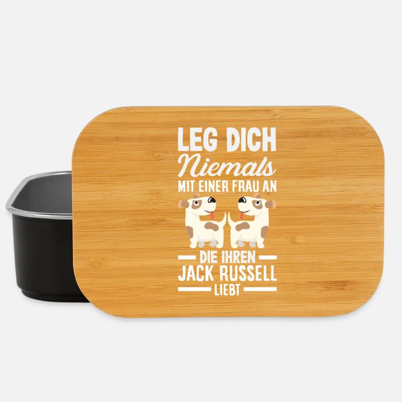 Lustiges Jack Russell Besitzer Geschenk - Lunch Box - Schwarz