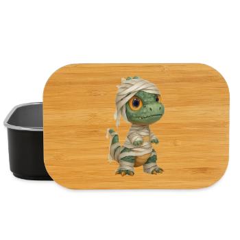 Dino Mummie Kostüm Halloween - Lunch Box - Schwarz - Vorne