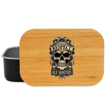 Respect Old Shooters Shooter Skull - Lunch Box - black - Front