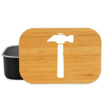 Icône Hammer Tool Minimaliste - Boîte à goûter - noir - Devant