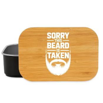 Sorry This Beard Is Taken - Lunch Box - black - Front