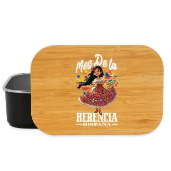 Mexiko Stolz & Heimat Mexikaner Mexico Flagge - Lunch Box - Schwarz - Vorne