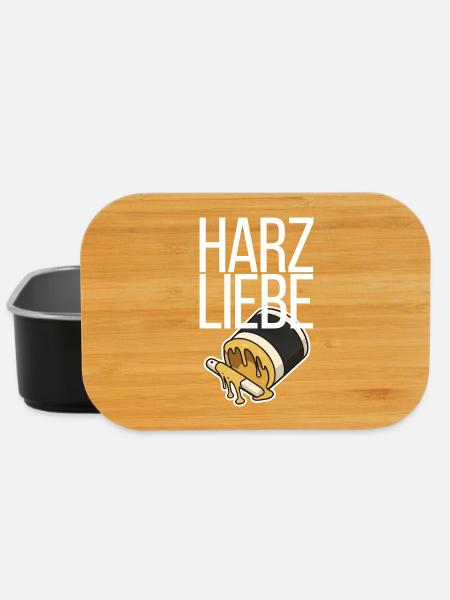 Harzliebe Handball Design - Lunch Box - Schwarz