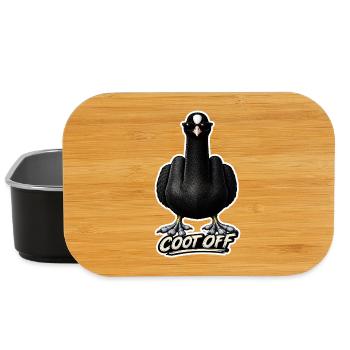 Coot Off lustiges Karpfenfischen-Design - Lunch Box - Schwarz - Vorne