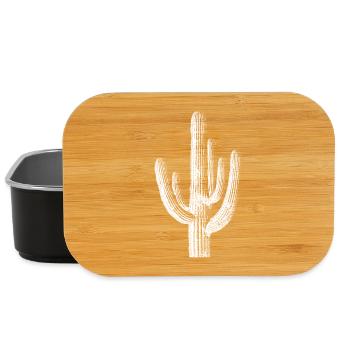 Desert Brush Cactus - Lunch Box - black - Front
