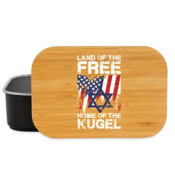  Land Of The Free Home Of The Kugel Design Mit - Lunch Box - Schwarz - Vorne