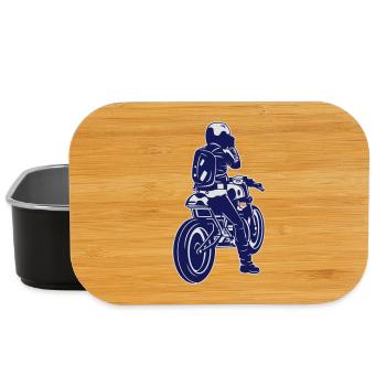 Motorrad - Lunch Box - Schwarz - Vorne