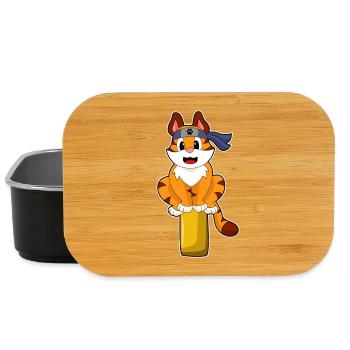 Tiger Ninja Kampfsport - Lunch Box - Schwarz - Vorne