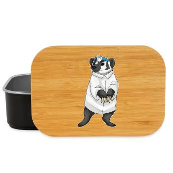 Badger Doctor Doctor's Coat - Lunch Box - black - Front