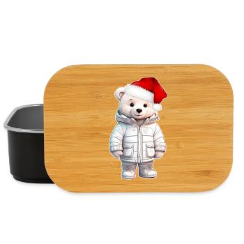 Bear Christmas - Lunch Box - black - Front