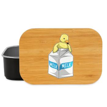 Lait de canard - Boîte à goûter - noir - Devant