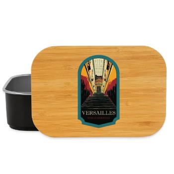Königliche Treppe, Illustration von Versailles - Lunch Box - Schwarz - Vorne