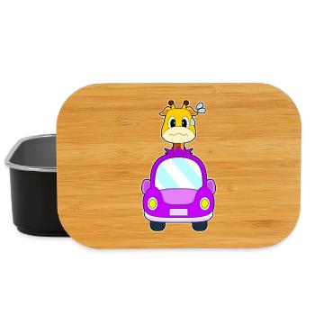 Giraffe Car - Lunch Box - black - Front