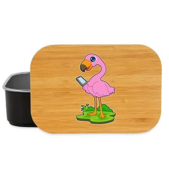 Flamingo Smartphone - Lunch Box - black - Front