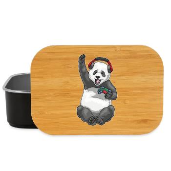 Panda Gamer Controller - Lunch Box - Schwarz - Vorne