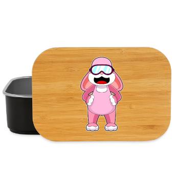 Hase Schwimmen Schwimmbrille Sommer - Lunch Box - Schwarz - Vorne