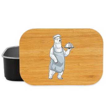 Eisbär Koch Servierglocke Kochen - Lunch Box - Schwarz - Vorne