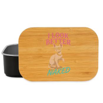 Ask me for my card, I am Immobil - Lunch Box - black - Front