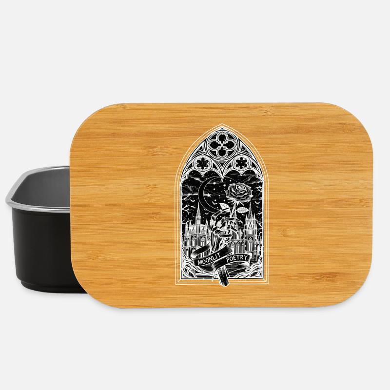 Moonlit Poetry Arch - Lunch Box - black