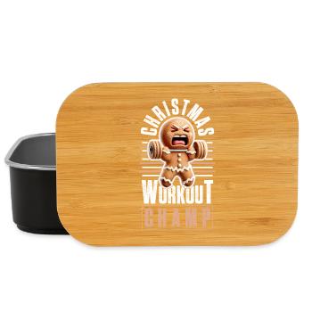 Christmas Workout Champ Weihnachten - Lunch Box - Schwarz - Vorne