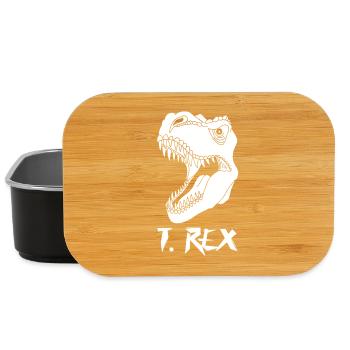 Der weiße Tyrannosaurus Rex - Lunch Box - Schwarz - Vorne