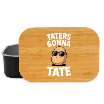 Taters gehen zur Tate - Lunch Box - Schwarz - Vorne