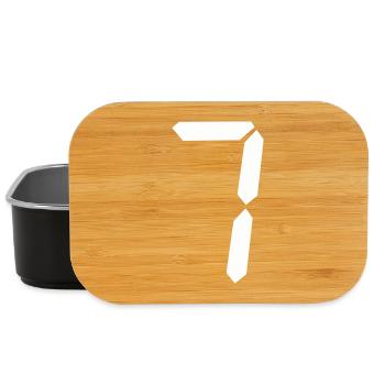 digitale_zahl_7 - Lunch Box - black - Front