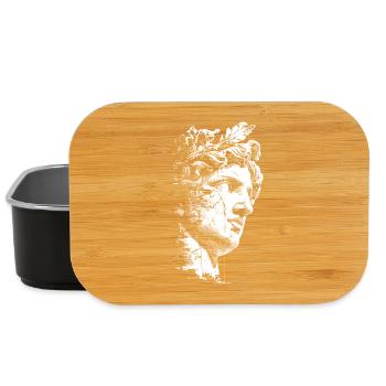 Ancient Greek Statue - Classical Art - Lunch Box - black - Front