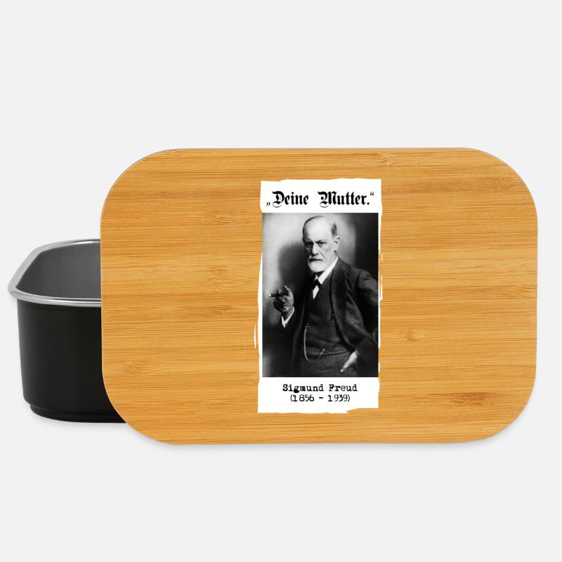 Sigmund Freud - "Deine Mutter." - Lunch Box - Schwarz