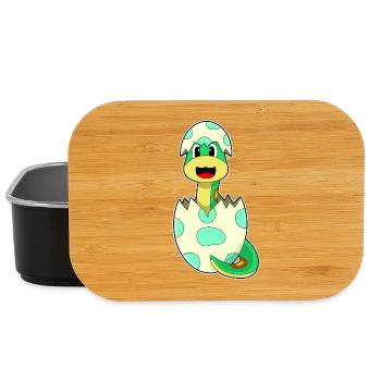 Schlange Ei - Lunch Box - Schwarz - Vorne