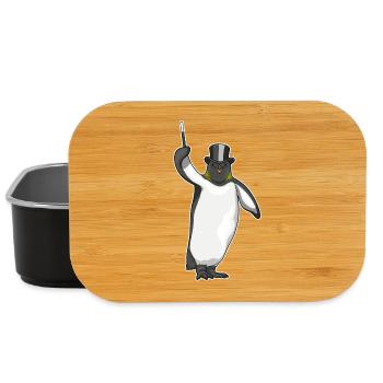 Penguin Wizard Wand - Lunch Box - black - Front