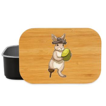 Hase Ostern Pirat - Lunch Box - Schwarz - Vorne