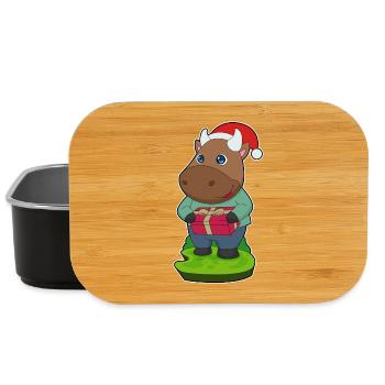 Forfait Noël Taureau - Boîte à goûter - noir - Devant