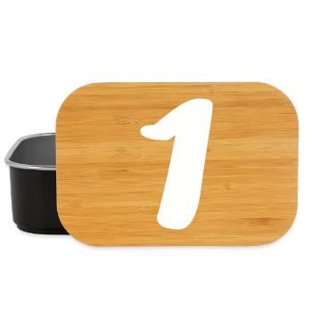 1. 1 year. 1st ANNIVERSARY. 1 YEAR ANNIVERSARY - Lunch Box - black - Front