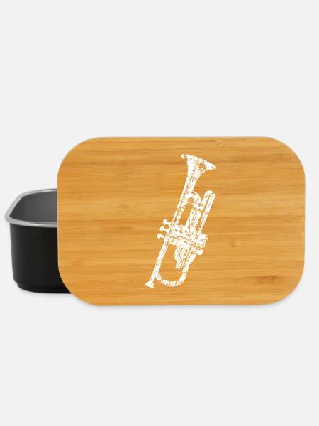 Trumpet (Vintage White) - Lunch Box - black
