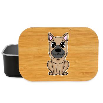 Deutscher Schäferhund Hund Hundebesitzer - Lunch Box - Schwarz - Vorne
