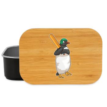 Penguin Cricket Cricket Bat - Lunch Box - black - Front