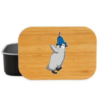 Pinguin Glockenblume  - Lunch Box - Schwarz - Vorne