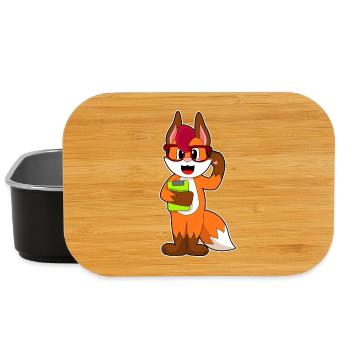 Fuchs Sekretärin Klemmbrett Büro - Lunch Box - Schwarz - Vorne