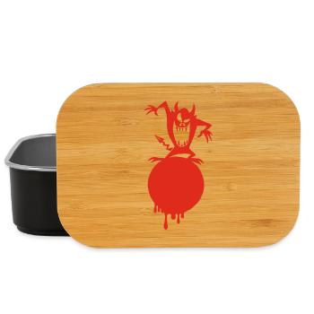 The monster on the red planet - Lunch Box - black - Front