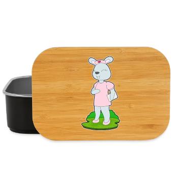 Hase Krankenschwester - Lunch Box - Schwarz - Vorne