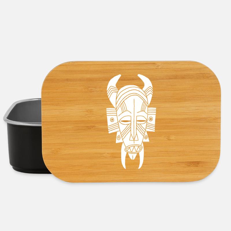 Afrikanischer weißer Dämon - Lunch Box - Schwarz