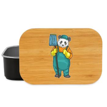 Panda Cleaner Mop Cleaning - Lunch Box - black - Front