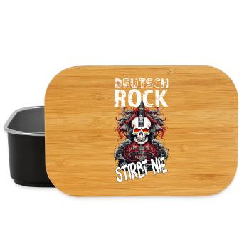 German Rock Never Dies - Lunch Box - black - Front
