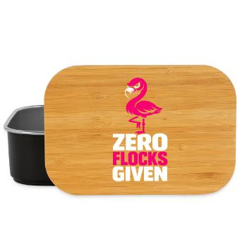 Zero Flocks Given - Lunch Box - Schwarz - Vorne