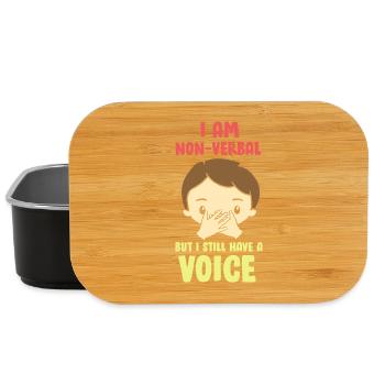 Autism Autistic Asperger's Syndrome - Lunch Box - black - Front