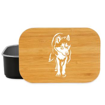 Husky "Black Edition" - Lunch Box - Schwarz - Vorne