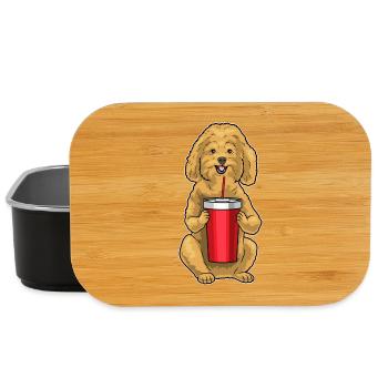 Pudel Becher to go - Lunch Box - Schwarz - Vorne